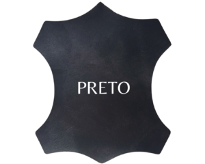 Couro Sintético Calf - Preto