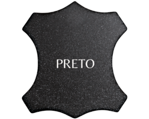 Couro Sintético Glitter - Preto
