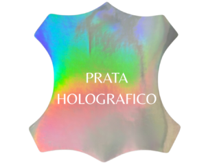 Couro Sintético Metalizado - Holográfico